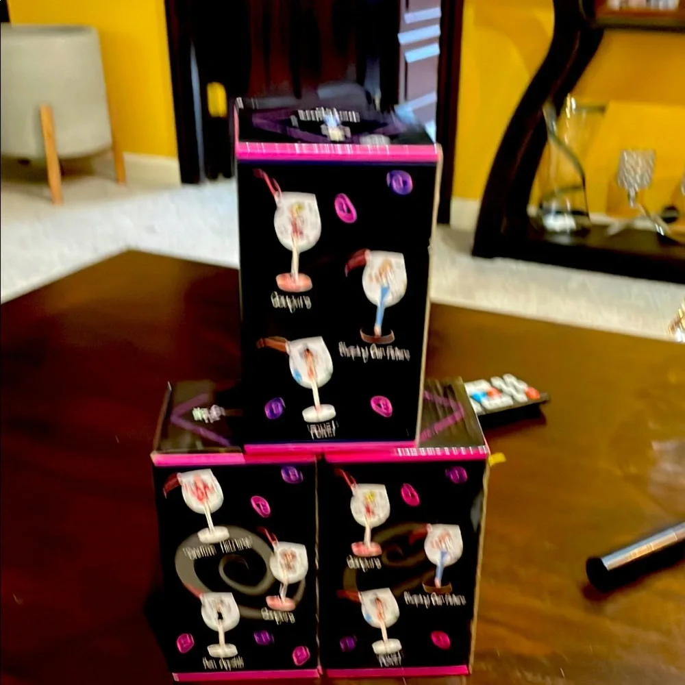 Set of 3 Wine Glass Ornaments